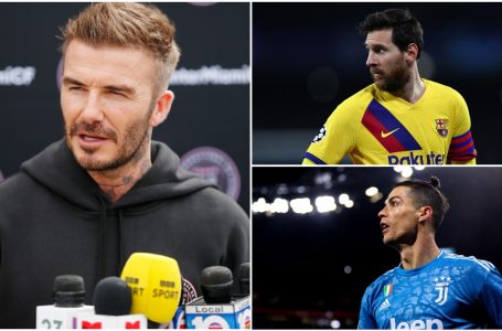 Beckham projekton transferimin e Messit dhe Ronaldos