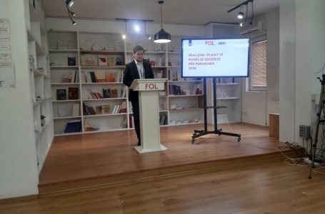 Fol: Qeveria realizoi 42.7 përqind të Planit të Punës për vitin 2020