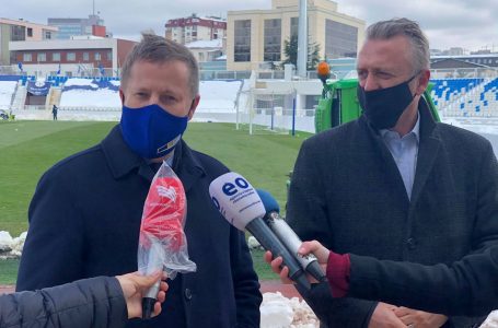 Shefi i BE-së takon krerët e FFK-së: Shpresoj që futbolli në të ardhmen t’i bashkojë njerëzit