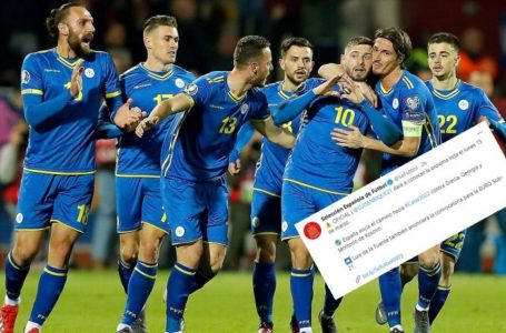 Federata Spanjolle e Futbollit e paraqet Kosovën si territor e jo si shtet