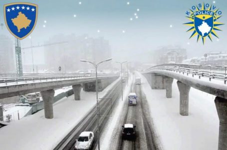 Reshjet e borës, Policia bën thirrje për kujdes të shtuar në trafik