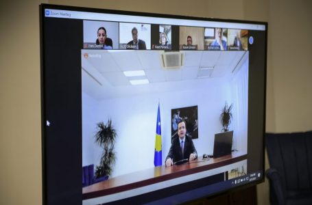 Kryeministri Kurti takim virtual me Odën Amerikano-Izraelite për Tregti