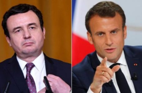 Macron, Kurtit: Zgjidhja e mosmarrëveshjes mes Kosovës dhe Serbisë, sfidë madhore me të cilën duhet të përballeni