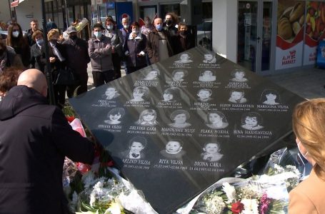 U ngrit lapidari për 20 martirët e 2 prillit të 1999-së
