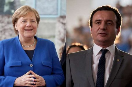 Merkel uron Kurtin: Mund të llogarisni në mbështetjen dhe partneritetin e Gjermanisë