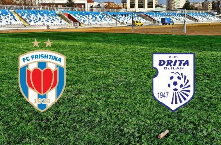 Drita – Prishtina, formacionet zyrtare