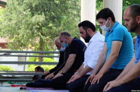 Edhe në Maqedoni u organizua Fitër Bajrami nën respektimin e masave anti-covid