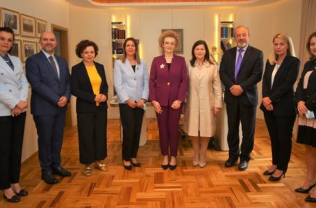​Gjyqtarët e Gjykatës Kushtetuese të Shqipërisë vizituan Kushtetuesen e Kosovës