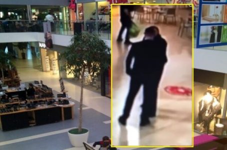 Rrahje brutale në “Albi Mall”, bëhet për spital një person (video)