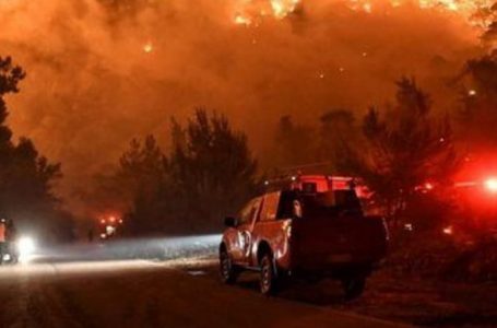 Zjarr i madh pyjor në Greqinë jugore