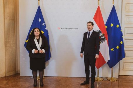 ​Osmani takon kancelarin Kurz, kërkon nga BE liberalizim të vizave për Kosovën