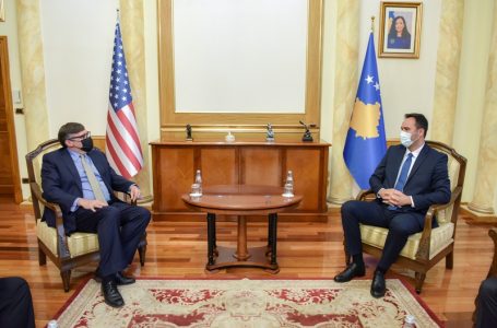 Konjufca priti në takim Matthew Palmer dhe ambasadorin Kosnett
