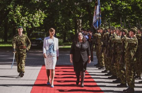 Presidentja Osmani u takua me Presidenten e Estonisë