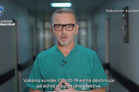 Ministria e Shëndetësisë me video senziblizuese për vaksinim