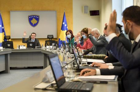 Qeveria e Kosovës miraton disa projektligje