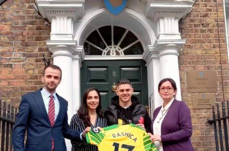 Rashica në vizitë te Ambasada e Kosovës në Britani të Madhe