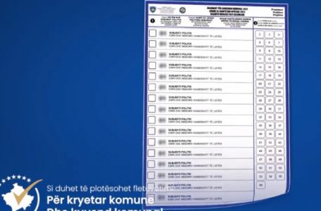 Zgjedhjet lokale, si duhet të plotësoni fletëvotimin për kryetar dhe kuvend komunal
