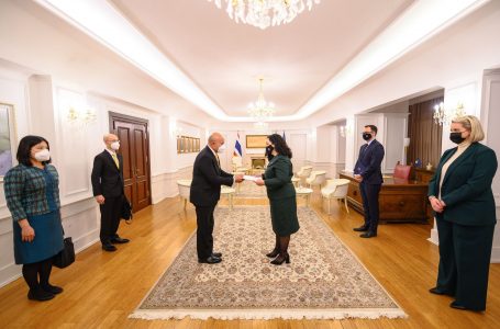 Presidentja Osmani priti në takim ambasadorin e Mbretërisë së Tajlandës
