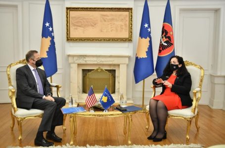 Osmani priti në takim presidentin e Institutit Kombëtar Demokratik, Derek Mitchell