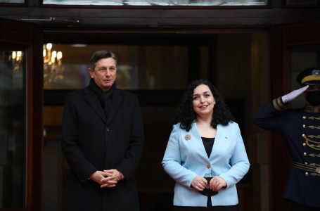 Osmani e pret në takim presidentin slloven Pahor