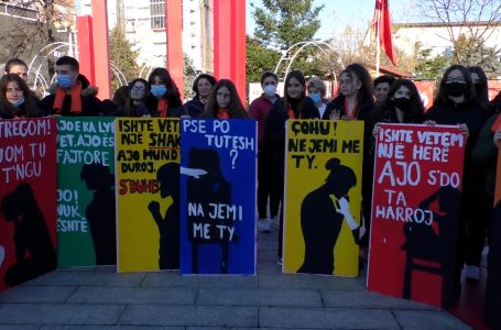 Nxënësit e shkollës ”Mazllum Këpuska” organizojnë aktivitet sensibilizues kundër dhunës ndaj gruas