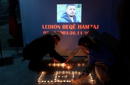 Ansambli i valleve “Ardhmëria” organizon ndezje të qirinjëve për Ledion Hamzaj