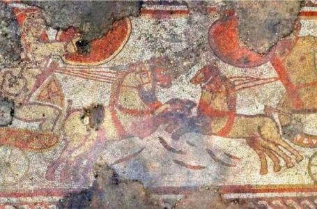 Hektori dhe Akili në një mozaik romak në Britaninë e Madhe