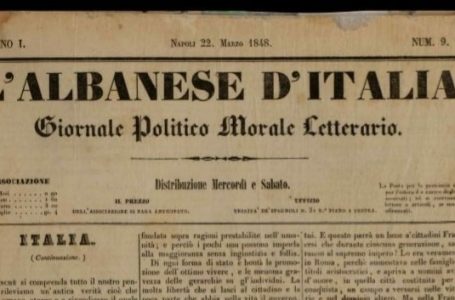 174 vjet nga botimi në Itali i gazetës së parë në historinë e shtypit shqiptar