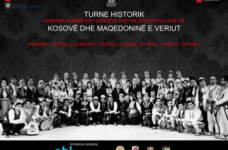 Pas 30 vitesh rikthehet turneu historik i Ansamblit Kombëtar në trevat shqiptare