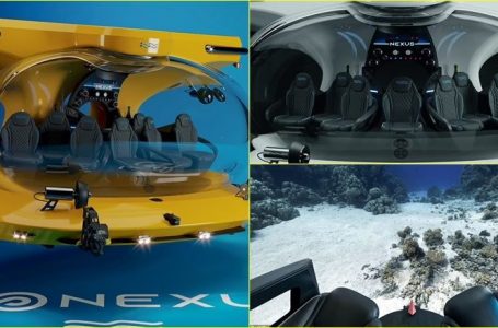Nëndetësja luksoze që mund të transportojë nëntë pasagjerë deri në 200 metra nën ujë (VIDEO)
