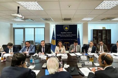 Ministrja Haxhiu priti në takim anëtarët e Komisionit të Venecias