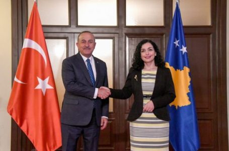 Osmani në takim me Çavusoglu, i kërkon mbështetje për anëtarësimin e Kosovës në KE