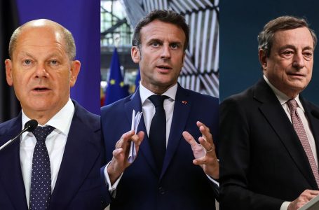 Alarm për sulme në Kiev gjatë vizitës së Macron, Scholz dhe Draghi-t