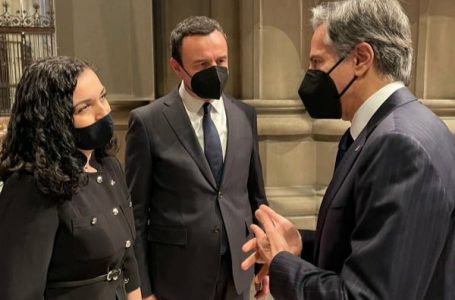 Osmani dhe Kurti sonte takohen me Sekretarin amerikan të Shtetit