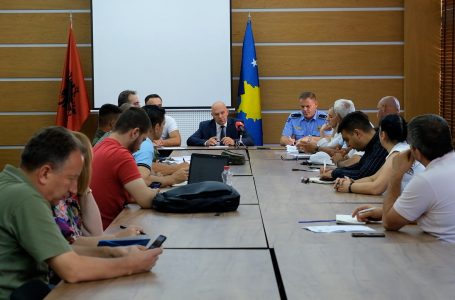 Mbahet mbledhja e Këshillit Komunal për Siguri në Bashkësi në komunën e Gjakovës