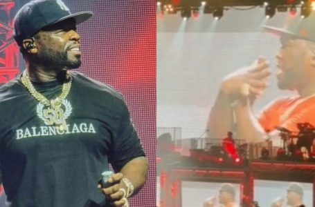 50 Cent bën simbolin e shqiponjës gjatë performancës në turneun e tij botëror (VIDEO)