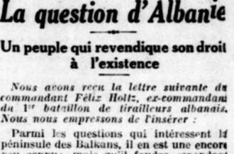 Letra e komandantit francez: Grekët duhet të kuptojnë se edhe Shqipëria ka të drejtë të ekzistojë…