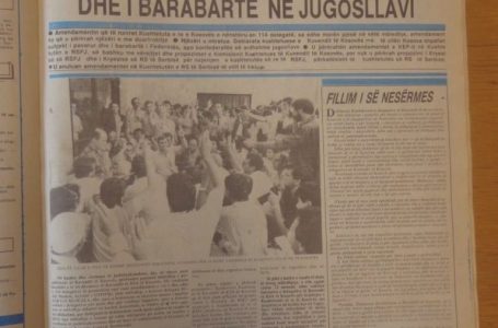 Kur gazeta ‘Rilindja’ shkruante për Deklaratën e 2 Korrikut