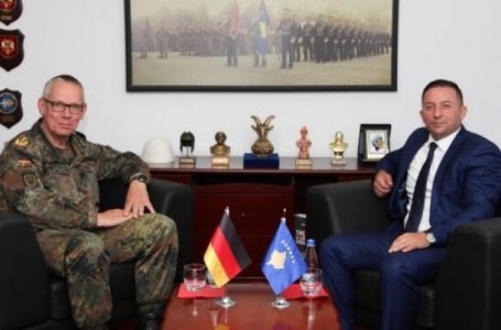 ​Mehaj dhe gjenerali gjerman flasin për avansimin e bashkëpunimit në fushën e mbrojtjes