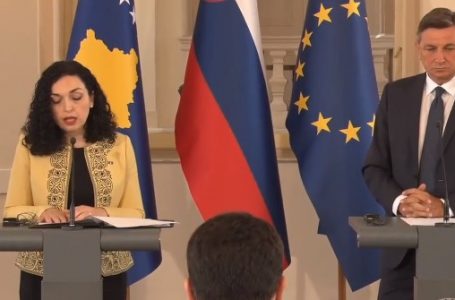 Osmani: Sllovenia vazhdon të jetë zë i fortë për liberalizimin e vizave për Kosovën