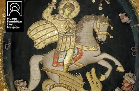 Ikona e qëndisur e Shën Gjergjit, shembull i trashëgimisë artizanale