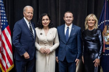 Vjosa Osmani takon Presidenti e ShBA-së, Joe Biden