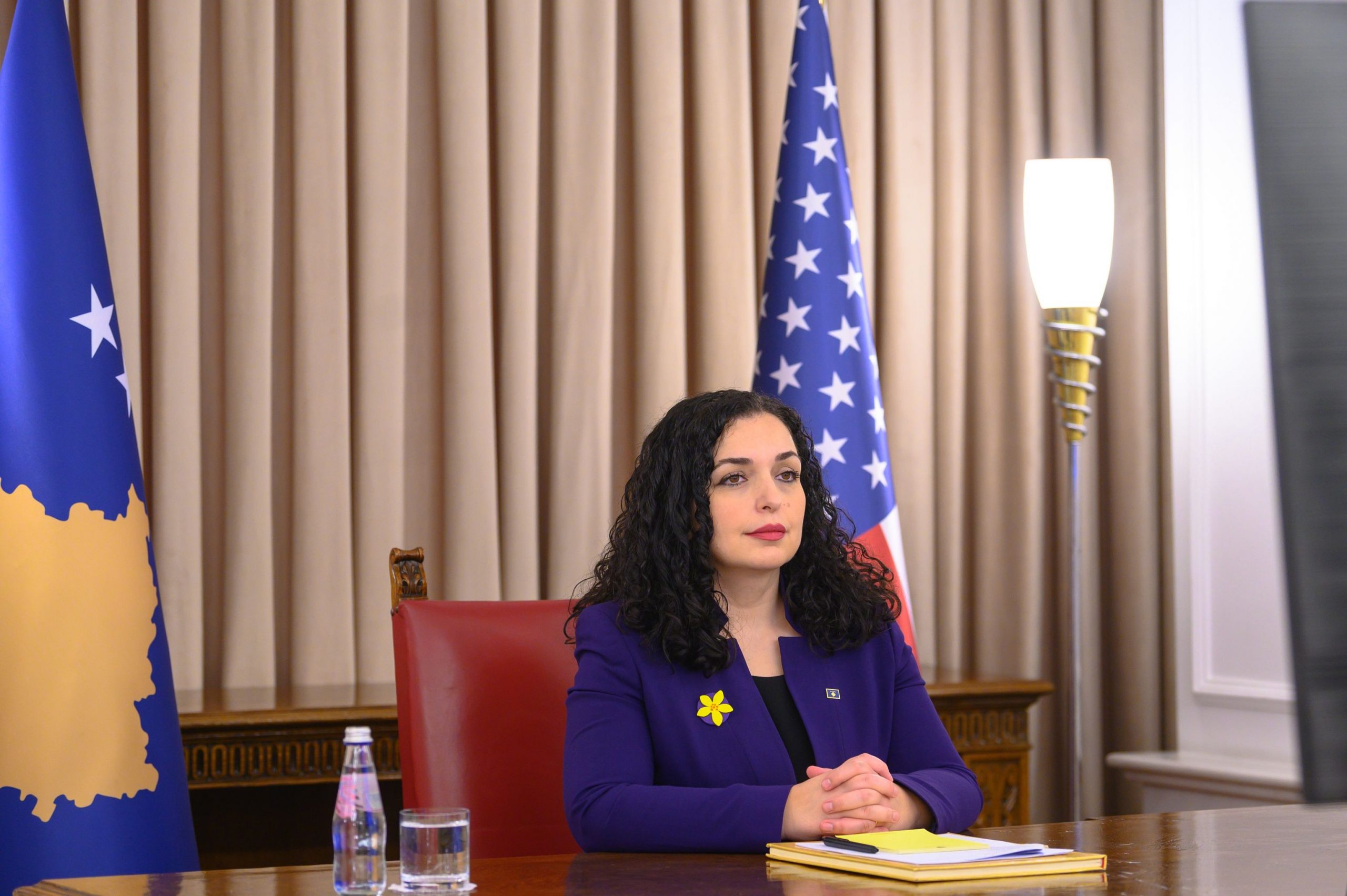 Presidentja Osmani dënon aneksimin e rajoneve ukrainase nga Rusia