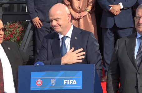 ​Infantino: Diskutuam për një stadium që do ta bënte krenare Kosovën, Vokrrin e kisha person të zemrës