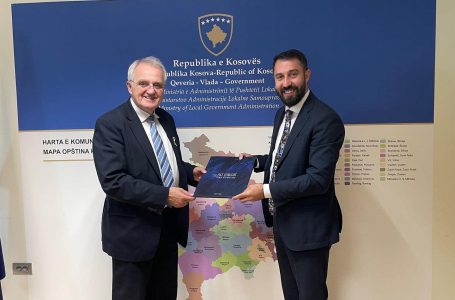 Ministri Krasniqi takon nënkryetarin e parlamentit europian, Rainer Wieland