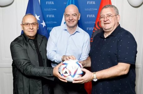 Infantino sot viziton Shqipërinë, nesër Kosovën