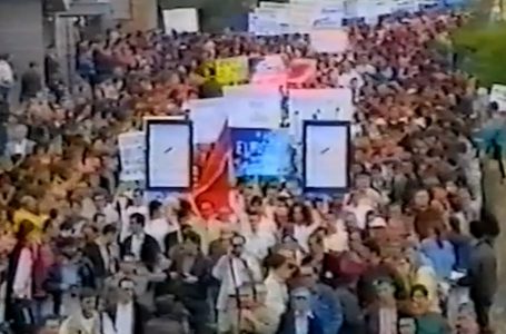 Protesta studentore e 1 tetorit 1997 e ngriti zërin e popullit në atë kohë