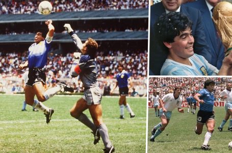 Topi me të cilin Maradona shënoi golin e “Dorës së Zotit” do të dalë në shitje për një shifër të lartë