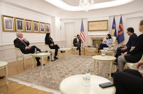 Osmani priti në takim kongresistin Ritchie Torres: Është zë i fuqishëm i Kosovës në Kongresin amerikan