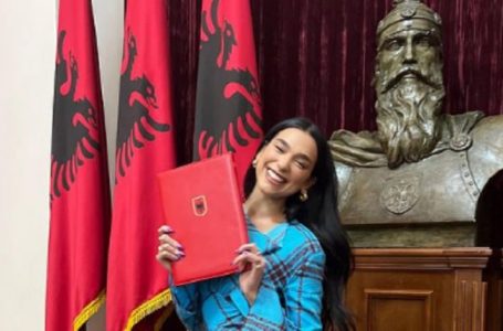 Dua Lipa pasi mori nënshtetësinë shqiptare: Faleminderit, po ndihem shumë krenare